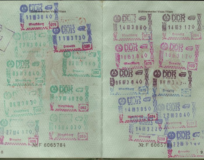 Passport stamps translation in UK, ANZ