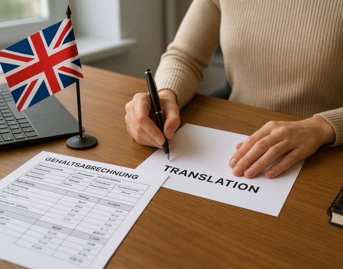 German Pay Stub Translation in the UK